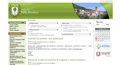 Desktop Screenshot of comunevillabasilica.it